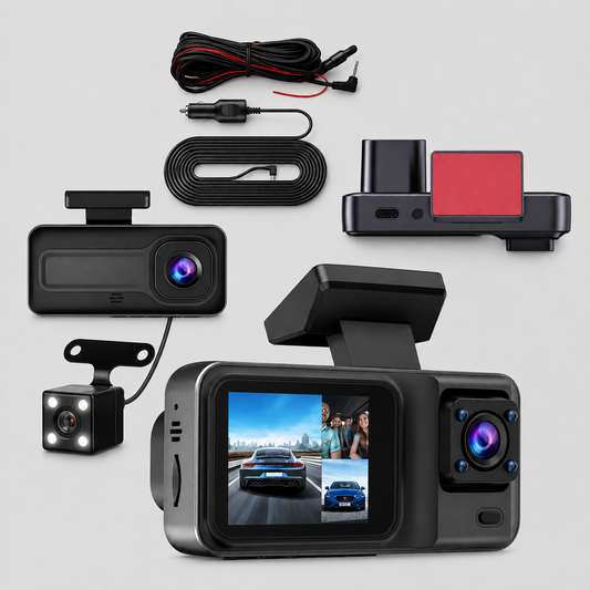 TorqueHub 3 Channel Dash Cam